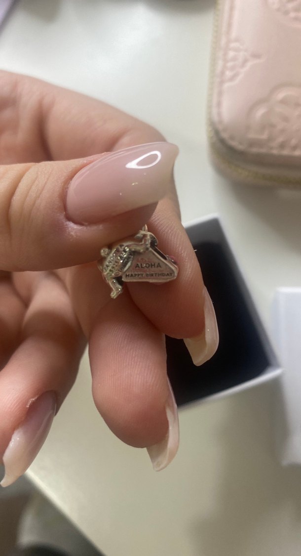 Pandora Pembe Stitch Charm - Görsel 3