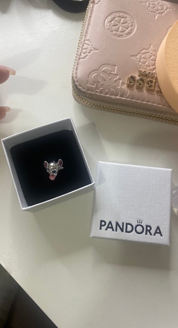 Pandora Pembe Stitch Charm - Görsel 4