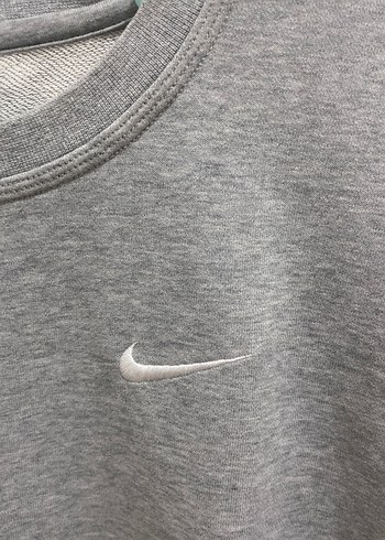 Nike Gri Uzun Kollu Sweatshirt - Görsel 3