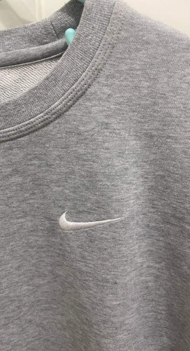 Nike Gri Uzun Kollu Sweatshirt - Görsel 3