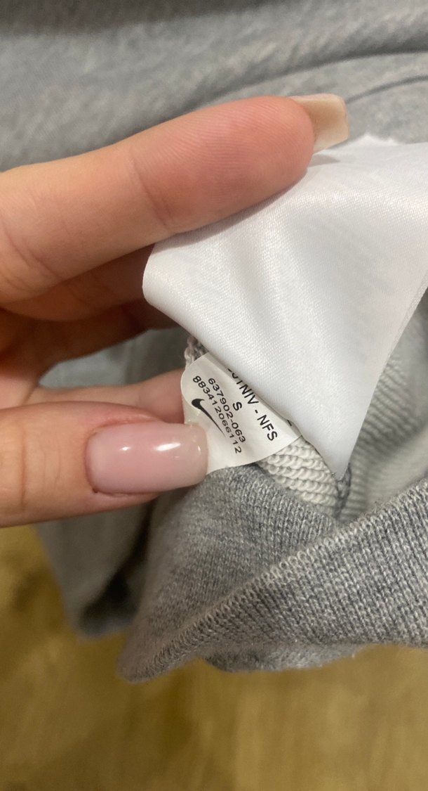 Nike Gri Uzun Kollu Sweatshirt - Görsel 4