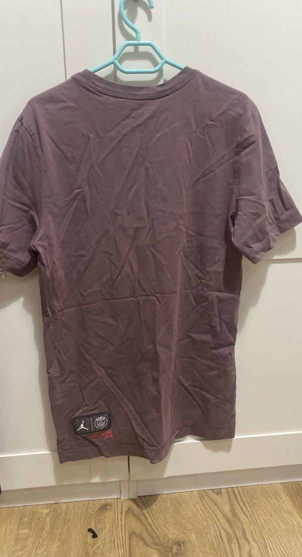 Paris Baskılı Kahverengi Tişört - Görsel 4