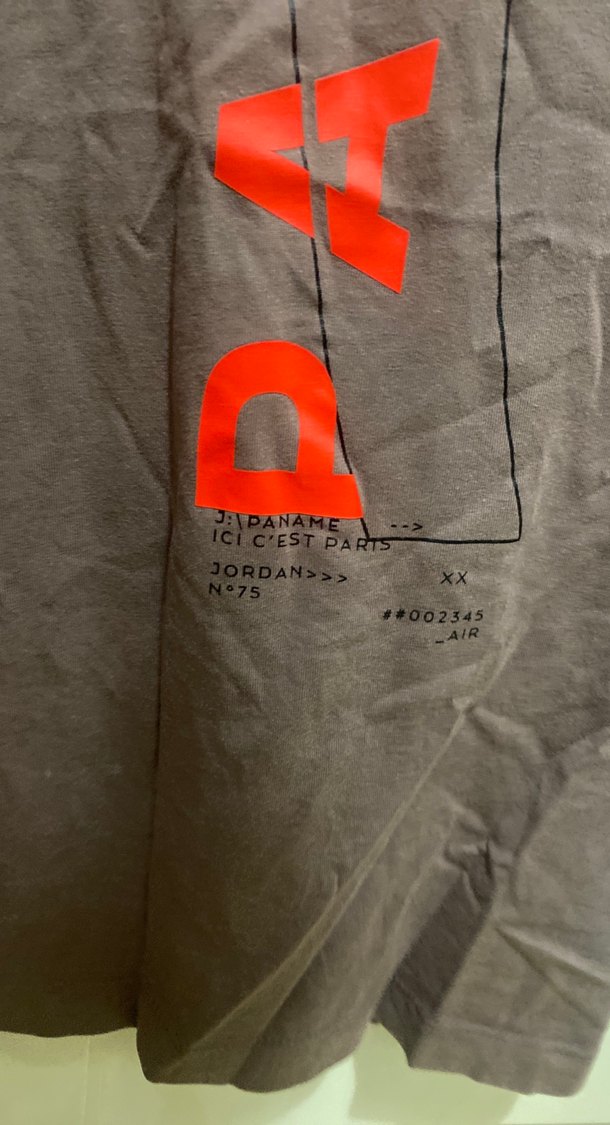 Paris Baskılı Kahverengi Tişört - Görsel 2