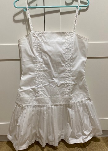 Beyaz Bershka Midi Mini