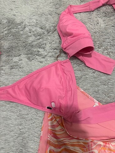 xl Beden Pembe Bikini takımı