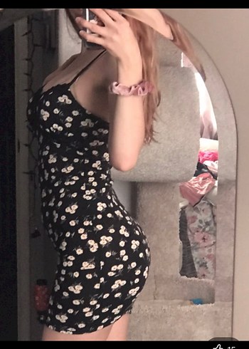 shein dar ince askılı çiçekli elbise