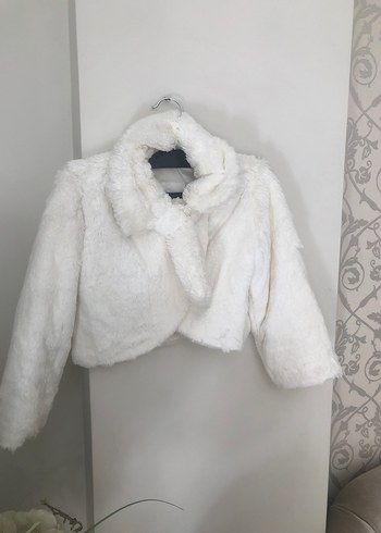 Beyaz Kız çocuk bolero - Görsel 4