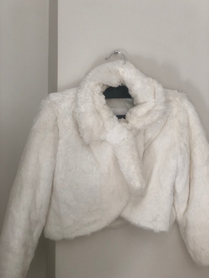 Beyaz Kız çocuk bolero - Görsel 3