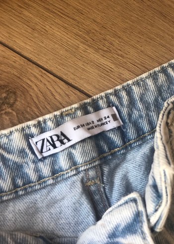 Zara Zara Midi Denim Kadın Kot Pantolon