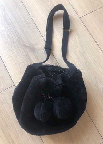 Siyah kız çocuk zara Çanta