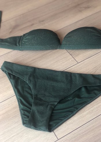 Parlak Yeşil Bohem Bikini Takımı