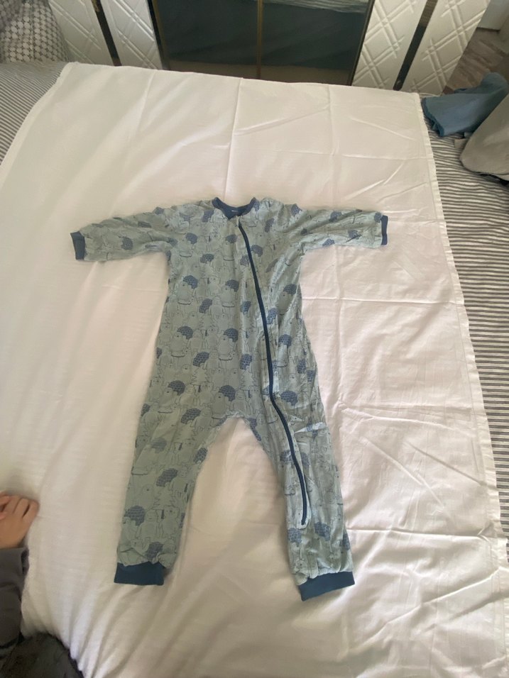 Gri Erkek Çocuk Fermuarlı Uzun Kollu Pijama - Görsel 2