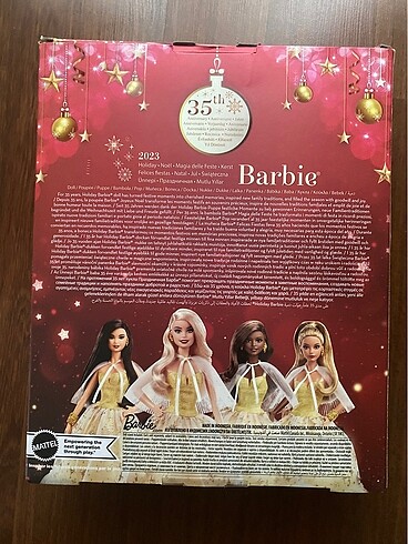Beden Mattel Barbie 2023 35. Yıl Özel Bebeği