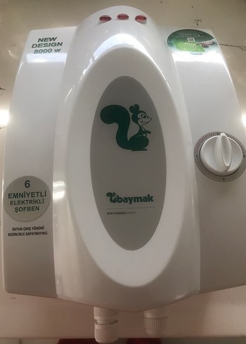 Baymak 8000W Elektrikli Yeşil Şofben - Görsel 3