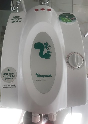 Baymak 8000W Elektrikli Yeşil Şofben - Görsel 2