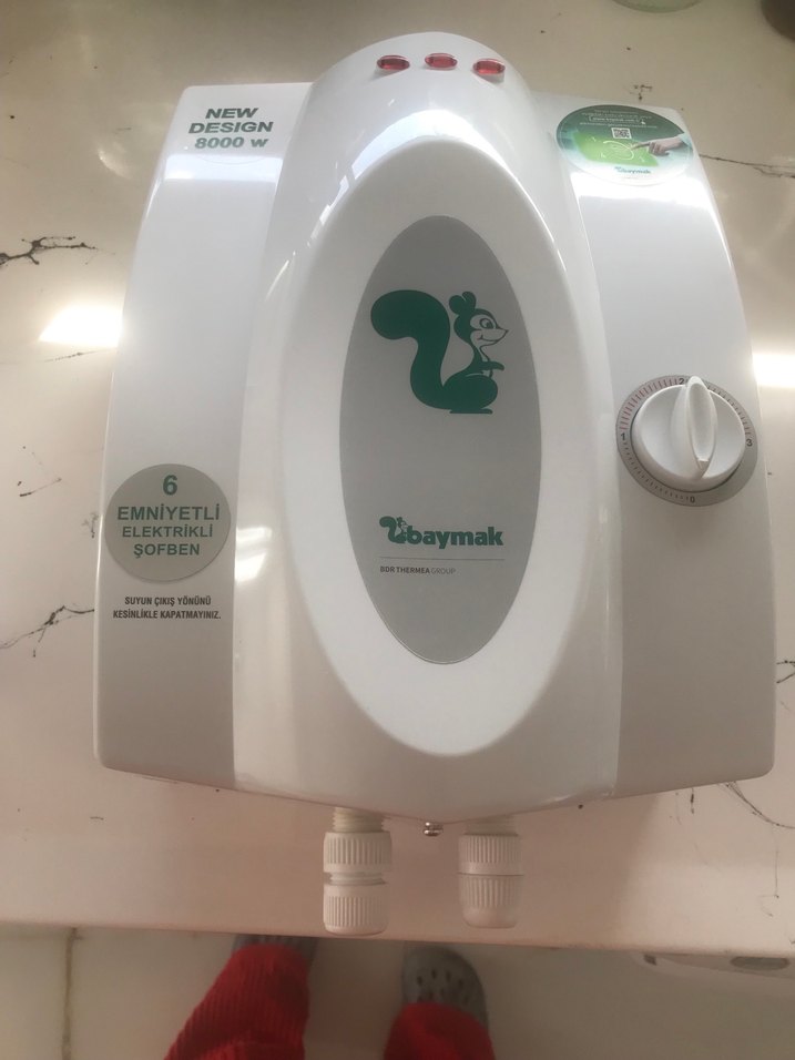 Baymak 8000W Elektrikli Yeşil Şofben - Görsel 4