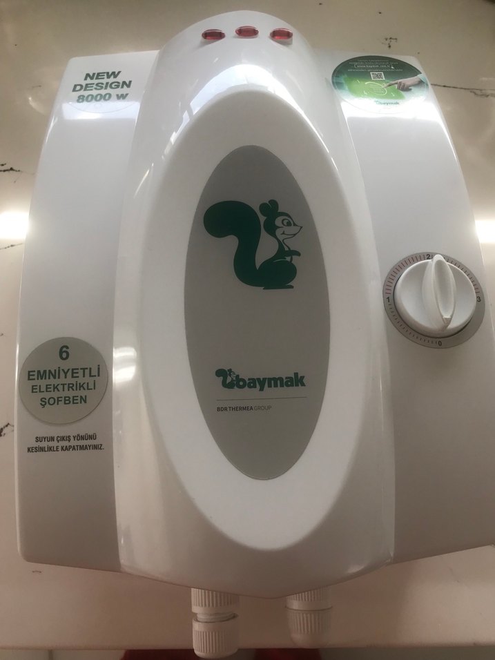 Baymak 8000W Elektrikli Yeşil Şofben - Görsel 3