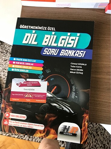 Hız ve renk Dilbilgisi soru bankası