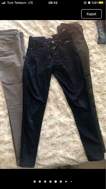 s Beden gri Renk Jeans