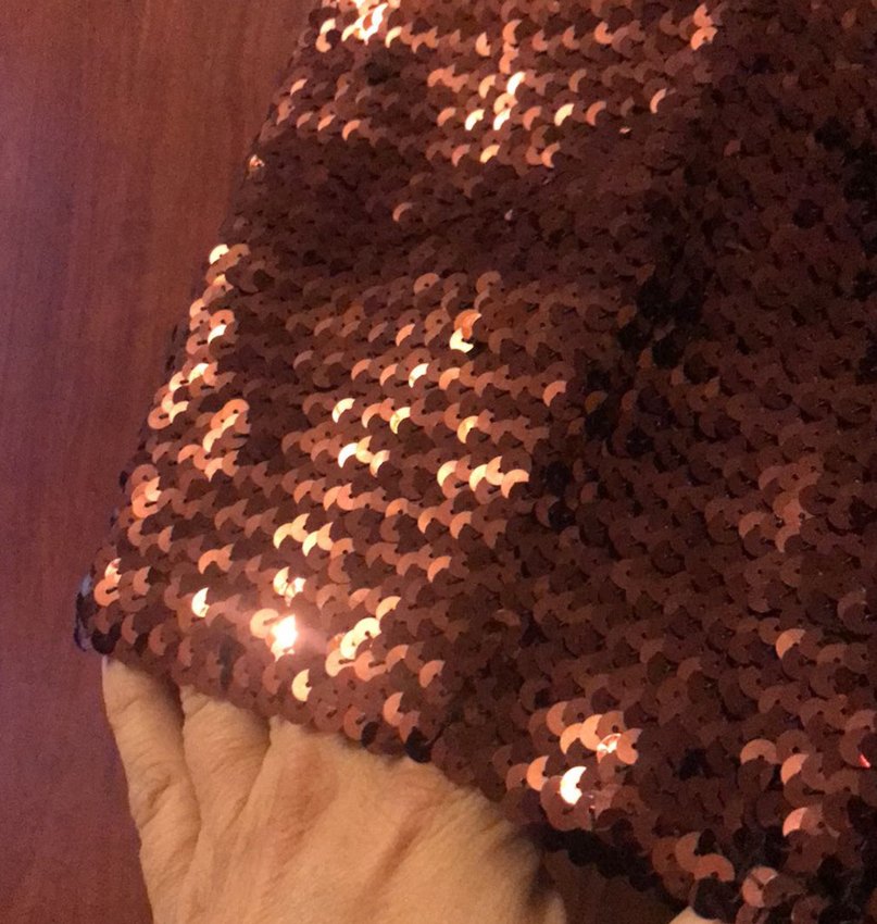 Kahverengi Payetli Kadın büstier - Görsel 2