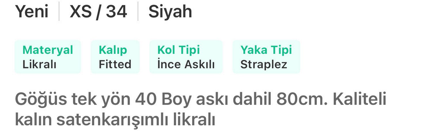 Drapeli Siyah Straplez Midi Elbise - Görsel 4