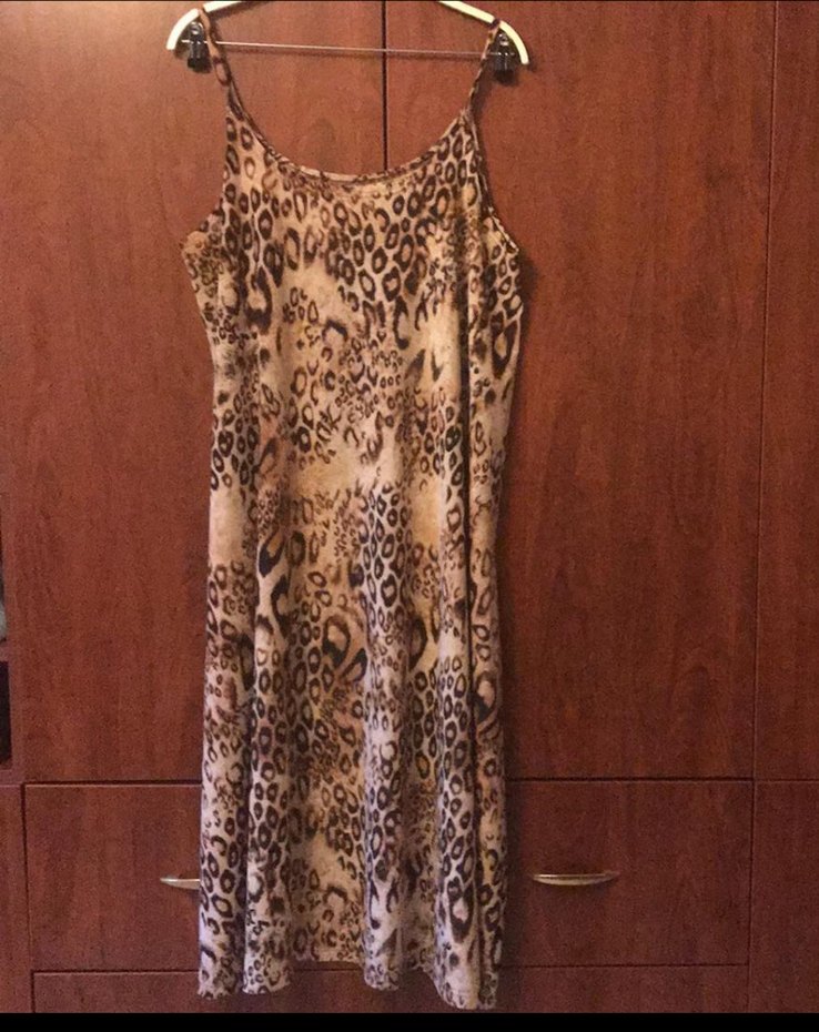 Kadın Uzun Kahverengi leopar desenli ikili takım - Görsel 2