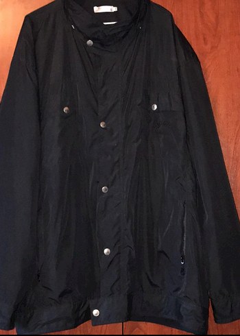 Siyah Erkek yağmurluk mont - Görsel 3
