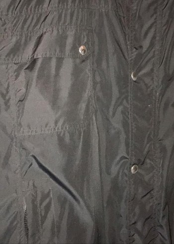 Siyah Erkek yağmurluk mont - Görsel 5