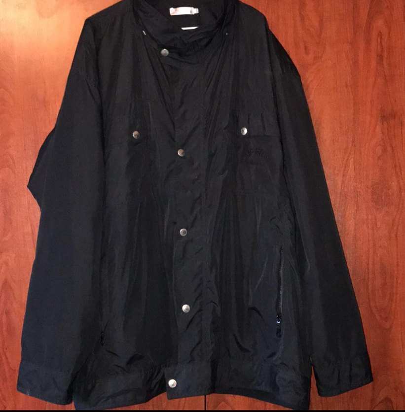 Siyah Erkek yağmurluk mont - Görsel 3