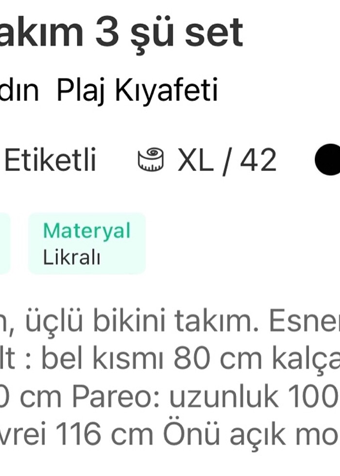 Bikini paroe takım - Görsel 5