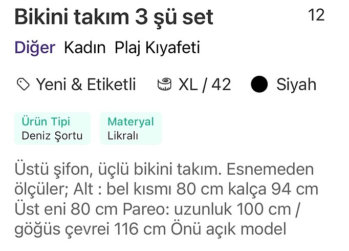 Pareo takım - Görsel 5