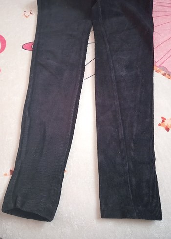 Siyah kadife tayt - Görsel 3