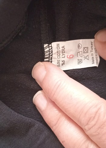 Kız Çocuk Siyah Dar Kesim Tayt - Görsel 2