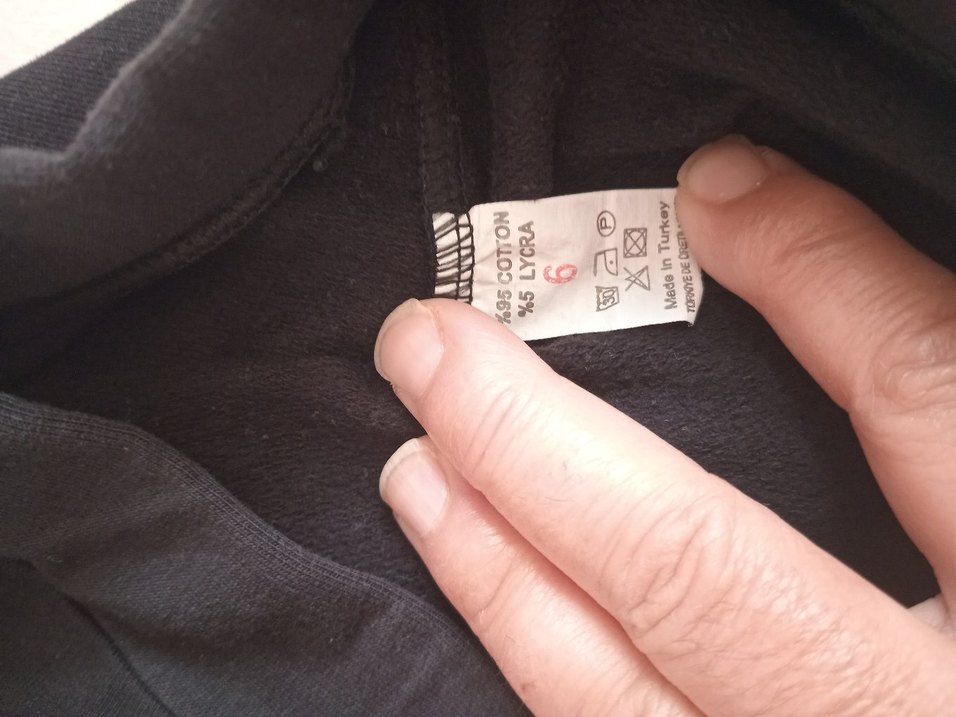 Kız Çocuk Siyah Dar Kesim Tayt - Görsel 2