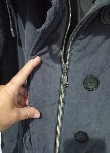 48 Beden gri Renk Kadın kaban 