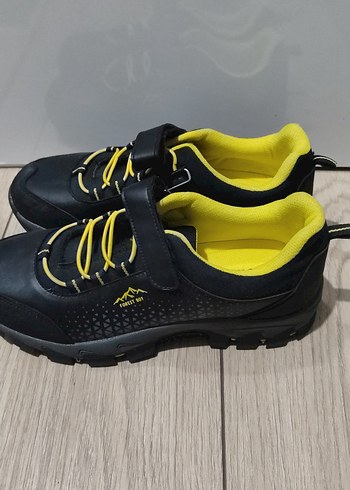 Erkek Çocuk Sarı Siyah Spor Ayakkabı - Görsel 4