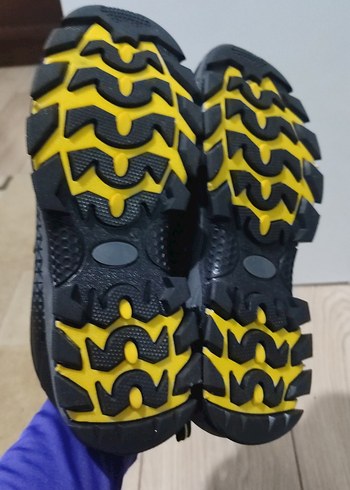 Erkek Çocuk Sarı Siyah Spor Ayakkabı - Görsel 5