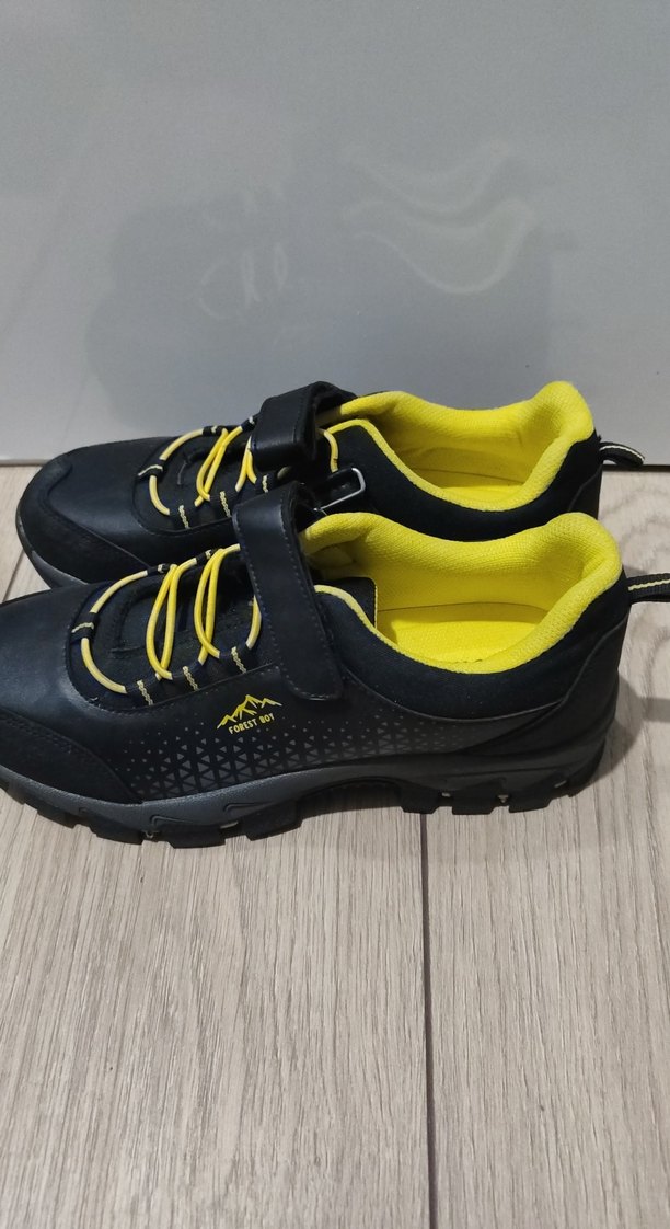 Erkek Çocuk Sarı Siyah Spor Ayakkabı - Görsel 4