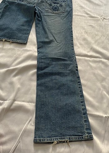 Mavi Jeans y2k ispanyol paça pantolon