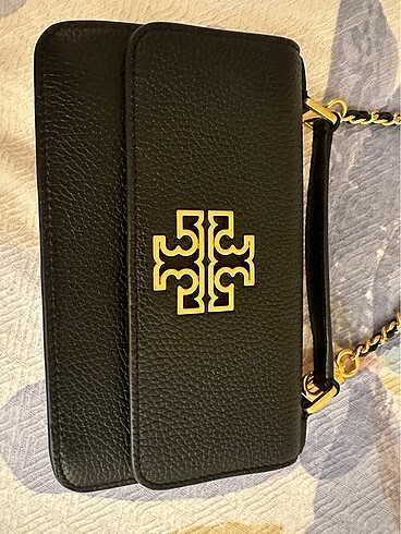 Tory burch siyah zincirli çanta
