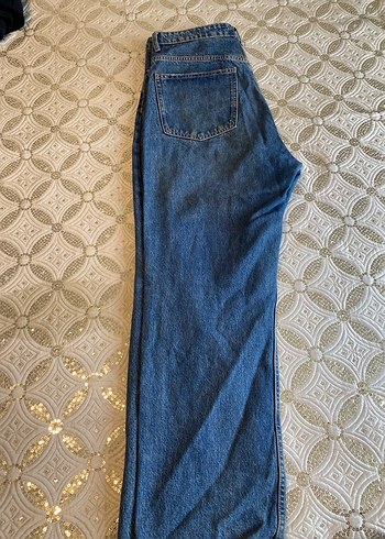 ZARA Yüksek Bel Mavi Denim Kadın Jean - Görsel 6