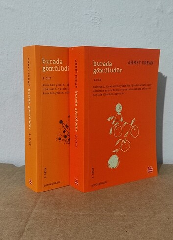 Ahmet Erhan - Burada Gömülüdür ( 2 Cilt ) Set
