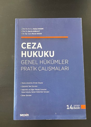Ceza Hukuku Genel Hükümler Pratik Çalışmaları 14. Baskı