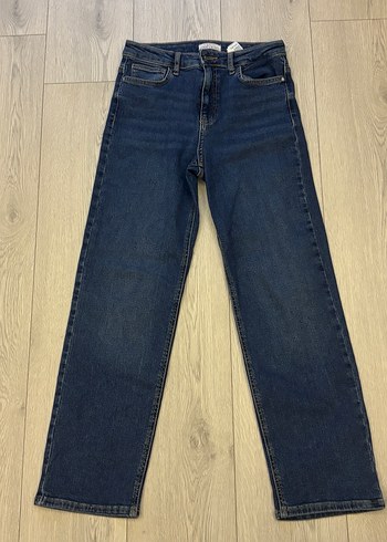 Defacto Koyu Mavi Yuksek Bel Denim Jean
