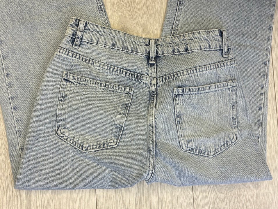 Yüksek Bel Açık mavi Denim Jean — görsel 3/5