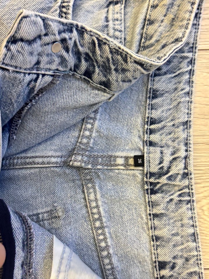 Yüksek Bel Açık mavi Denim Jean — görsel 4/5