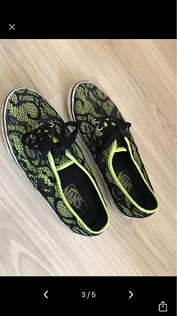 37 Beden Vans neon dantelli