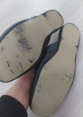 Erkek Siyah Minimalist Tokalı Ev Terliği - Görsel 3