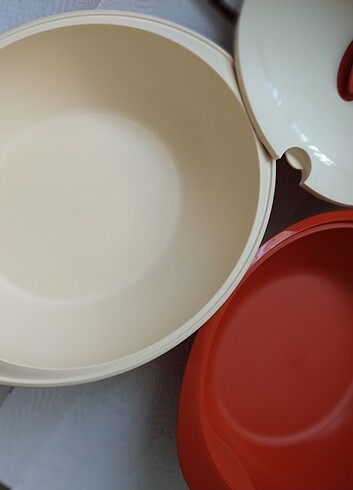 Tupperware Tupperware Çift hazneli kap