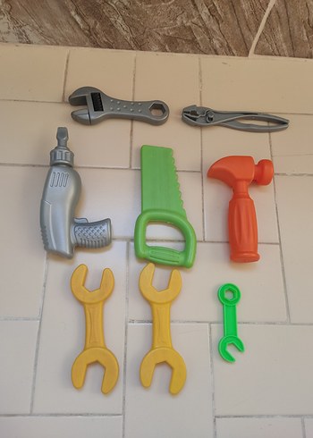 Renkli Plastik Çocuk Tamir Seti Oyuncak